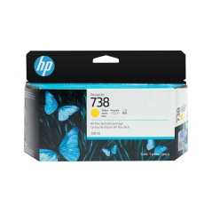 HP 738 130-ml Yellow DesignJet – 498N7A